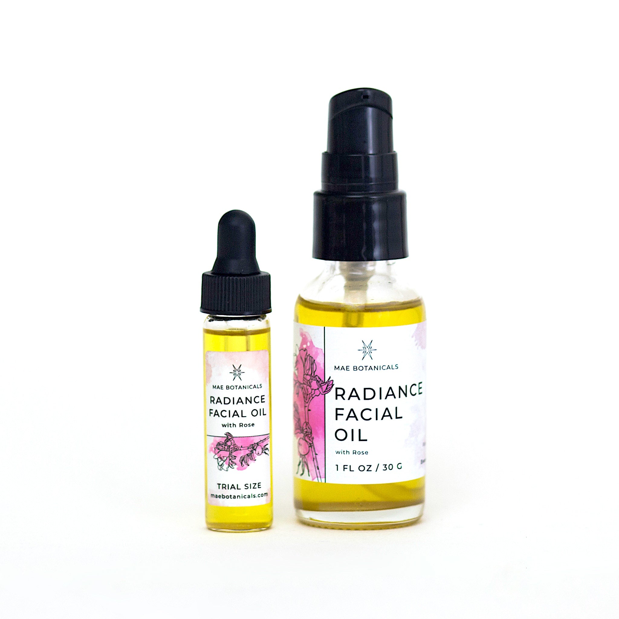 Radiance Facial Oil sizes