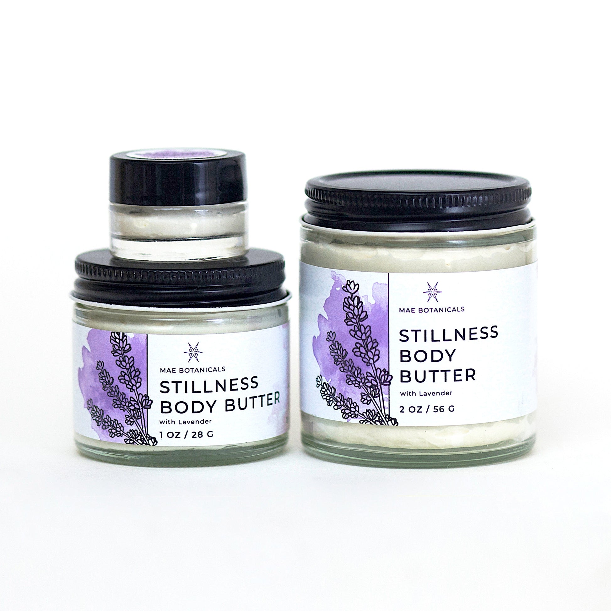 Stillness Body Butter sizes