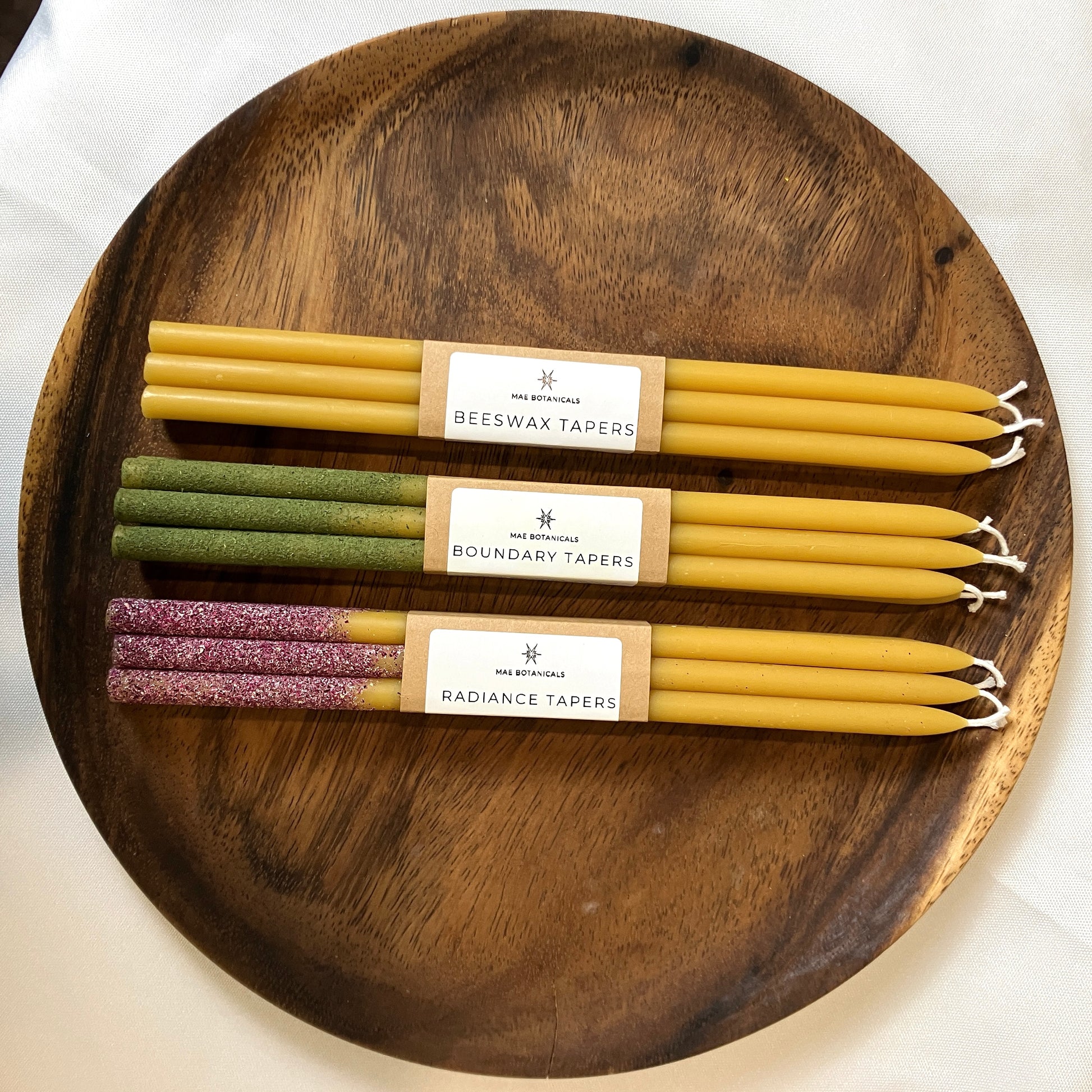 Beeswax Taper Candles