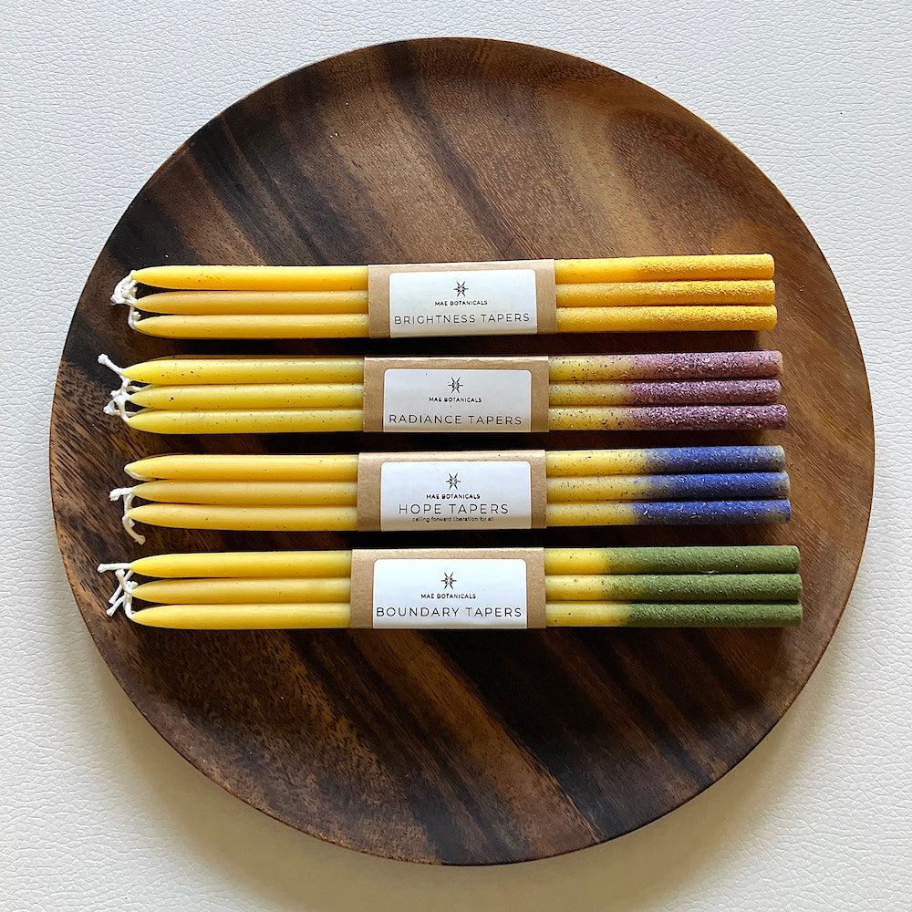 Beeswax Taper Candles