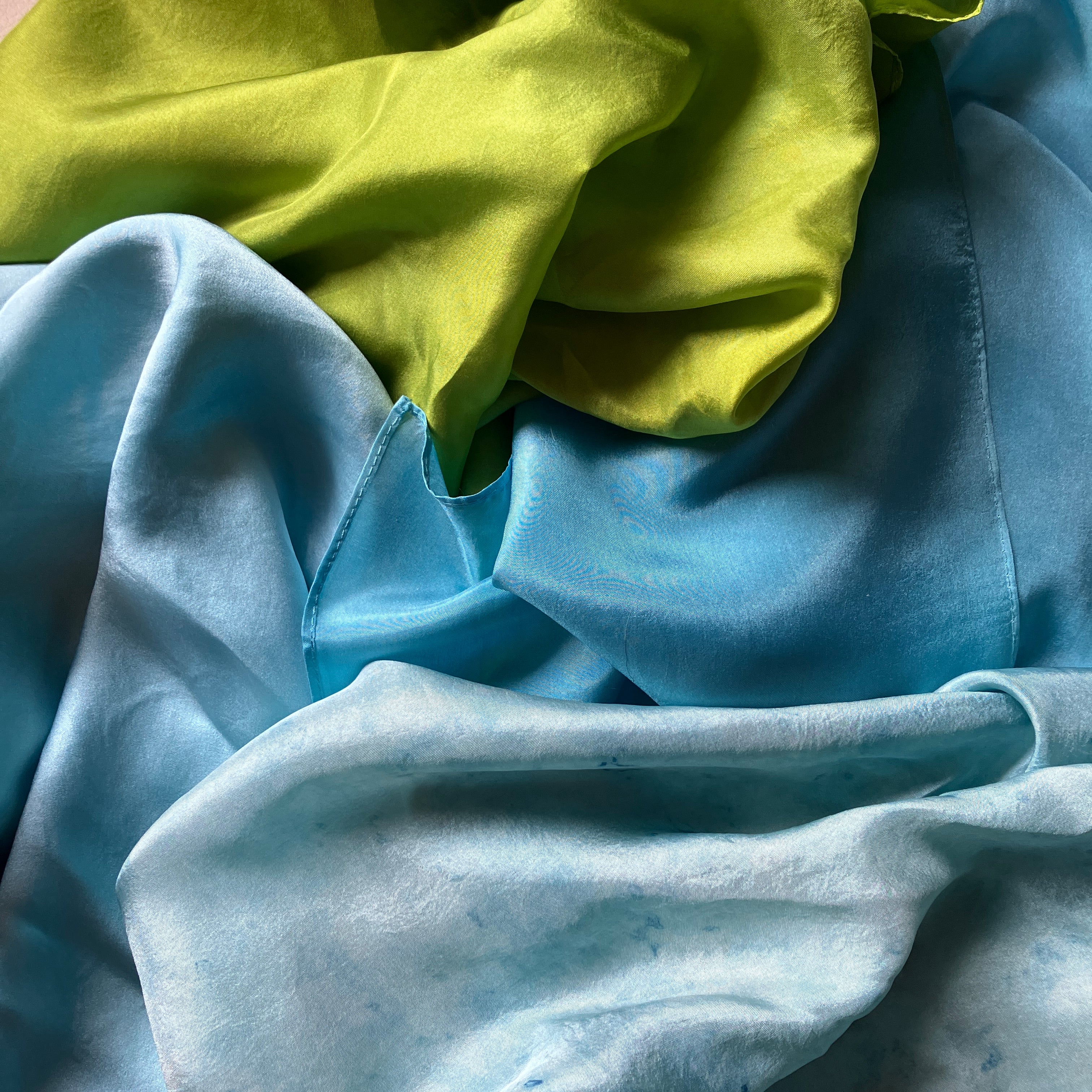 Naturally Dyed Silk Scarf