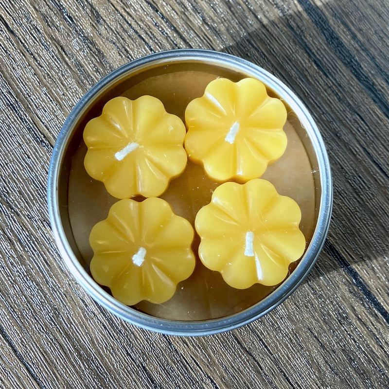 Flower Beeswax Candles