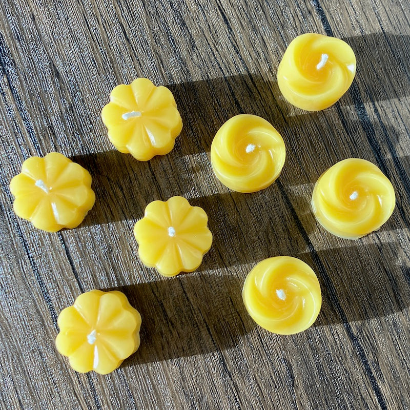 Flower Beeswax Candles