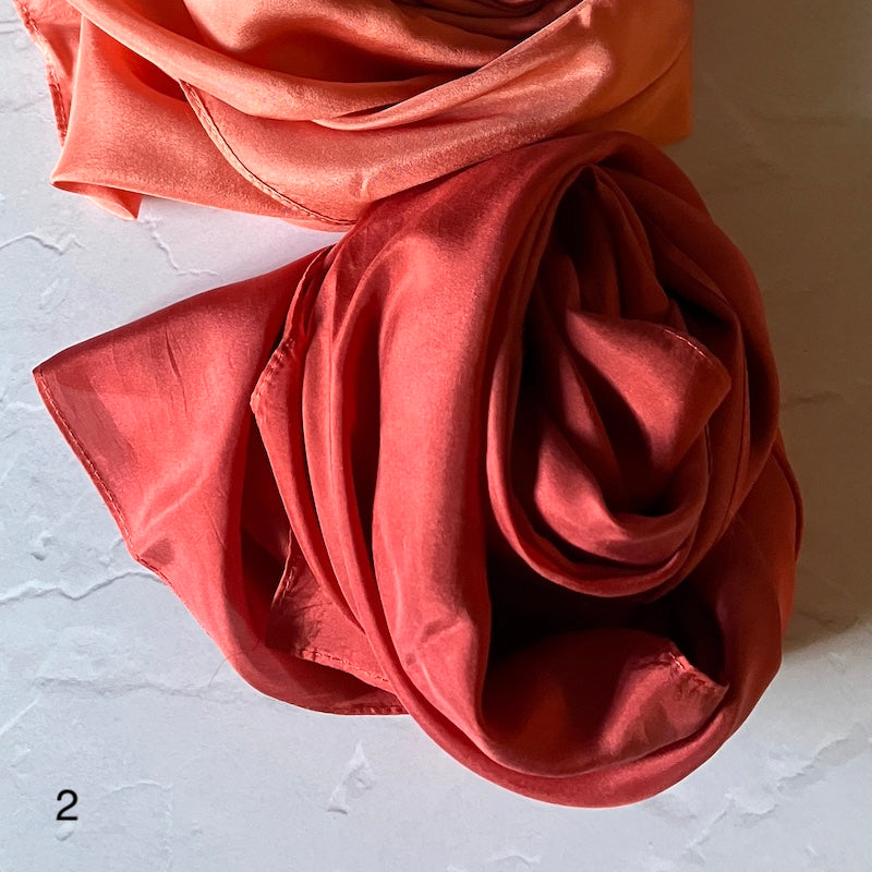 Naturally Dyed Silk Scarf