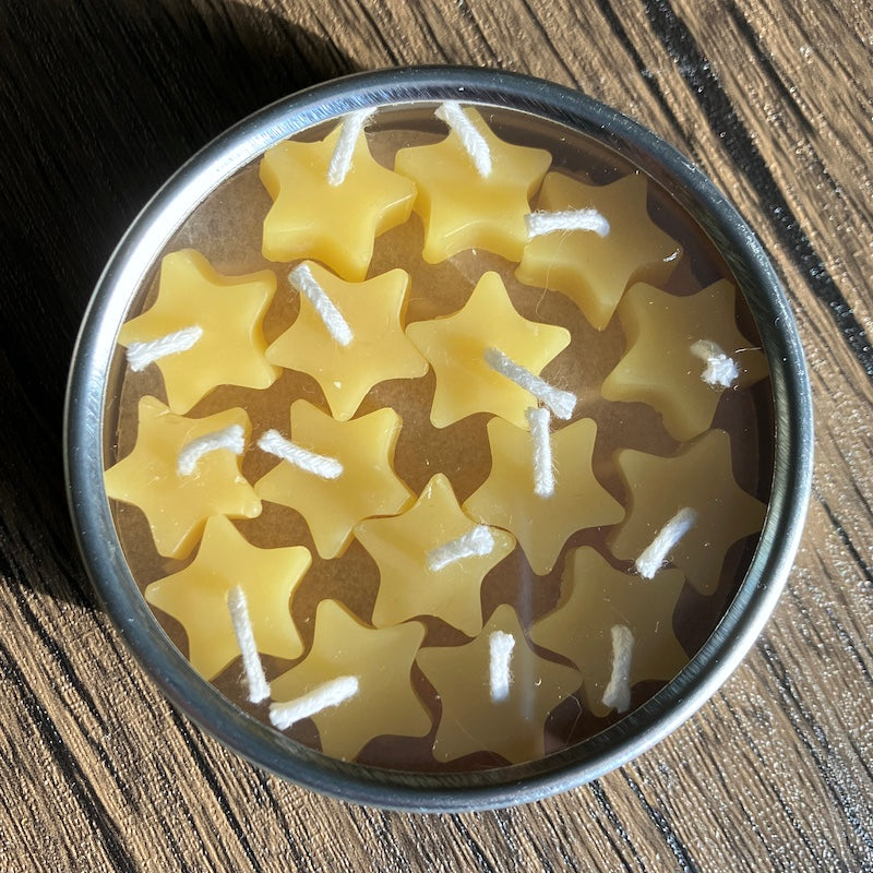 Star Beeswax Candles