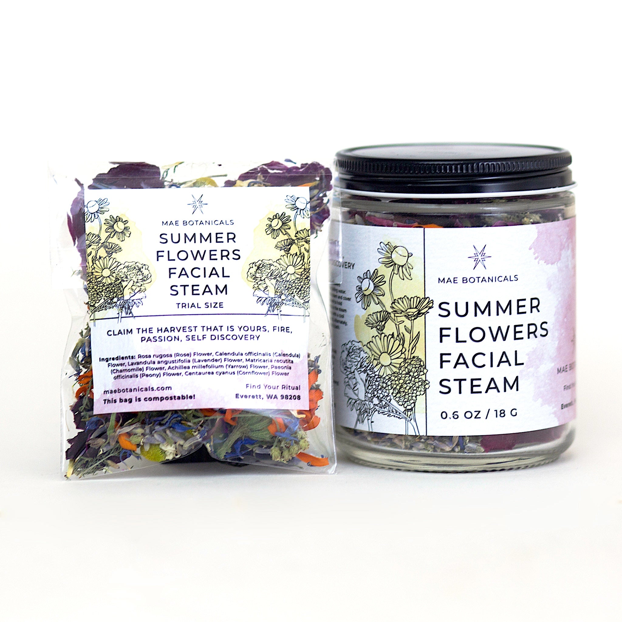 Summer Flowers Facial Steam