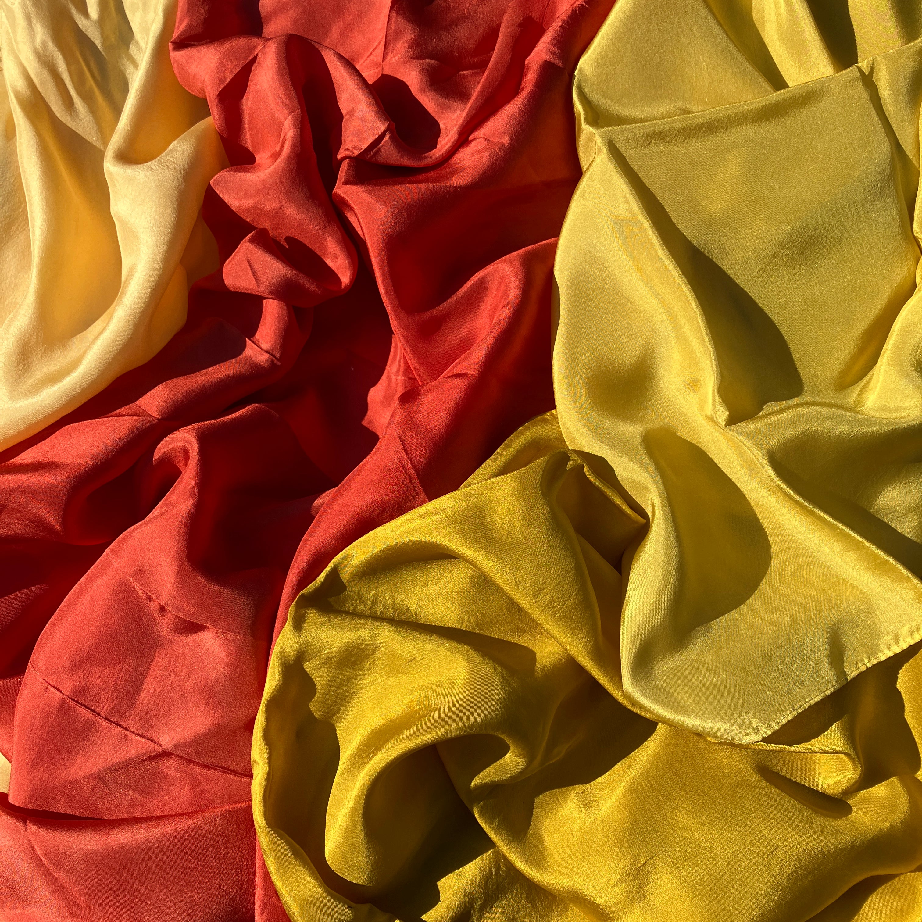Naturally Dyed Silk Scarf