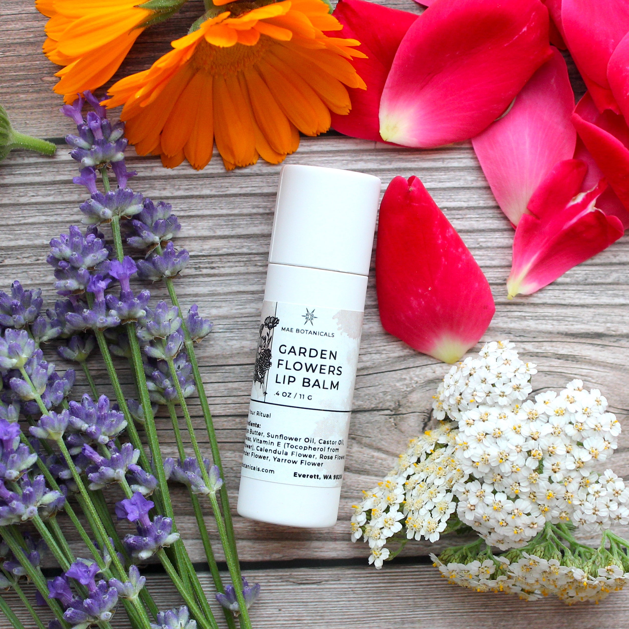 Garden Flowers Lip Balm